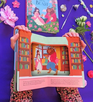 beauty and the beast - window books - Ảnh 4