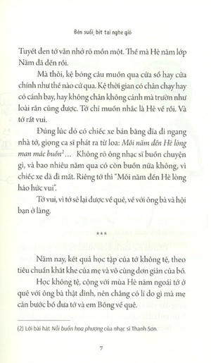 bên suối, bịt tai nghe gió - Ảnh 5