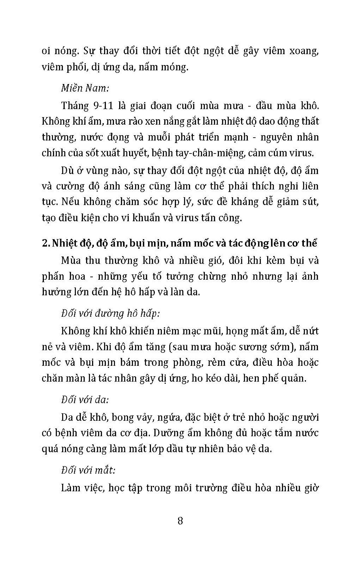 Bệnh Mùa Thu Và Cách Chăm Sóc - Ảnh 6
