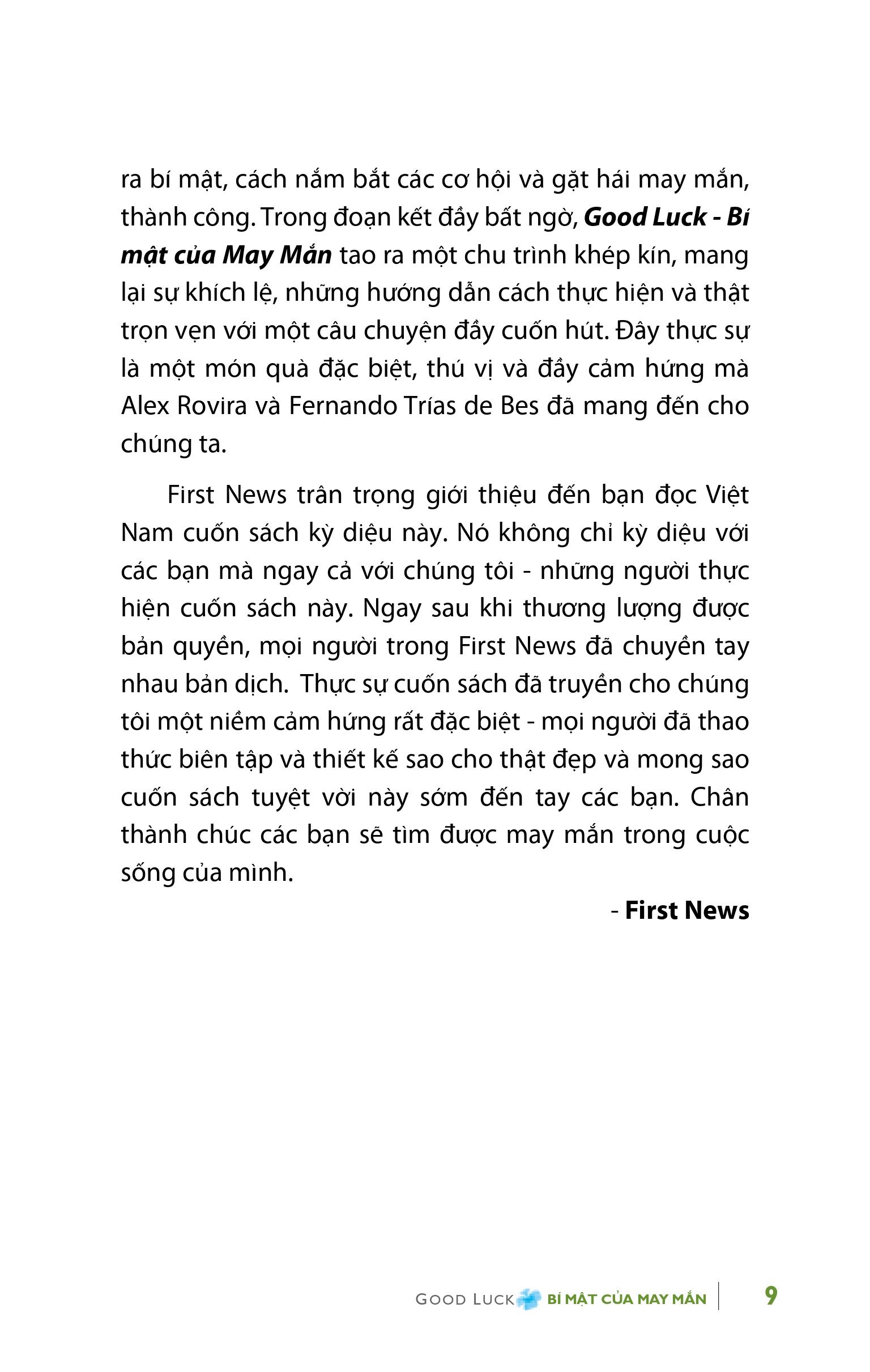 bí mật của may mắn - khổ lớn (tái bản 2021) - Ảnh 5