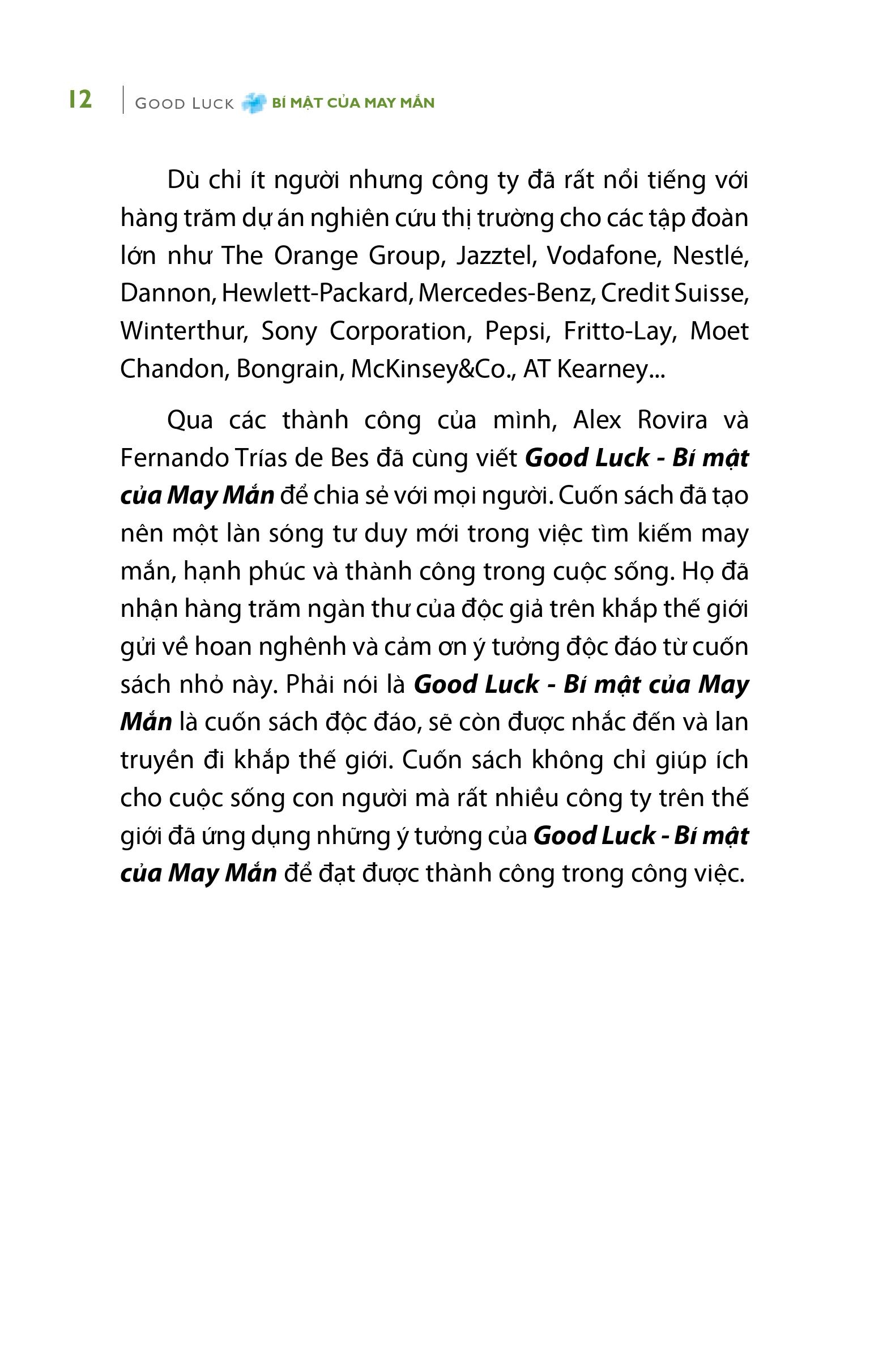 bí mật của may mắn - khổ lớn (tái bản 2021) - Ảnh 7