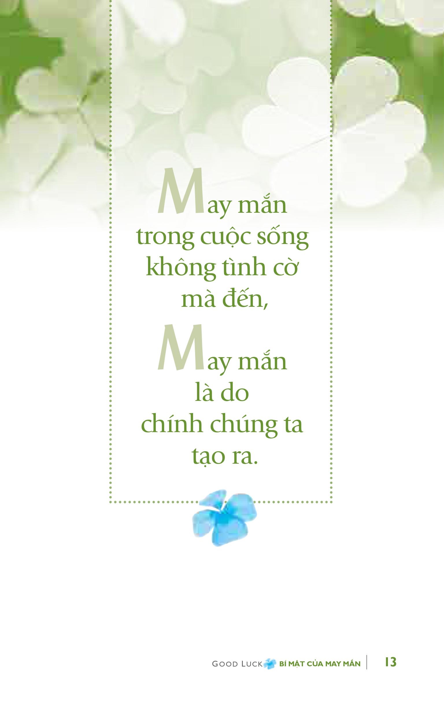 bí mật của may mắn - khổ lớn (tái bản 2021) - Ảnh 8