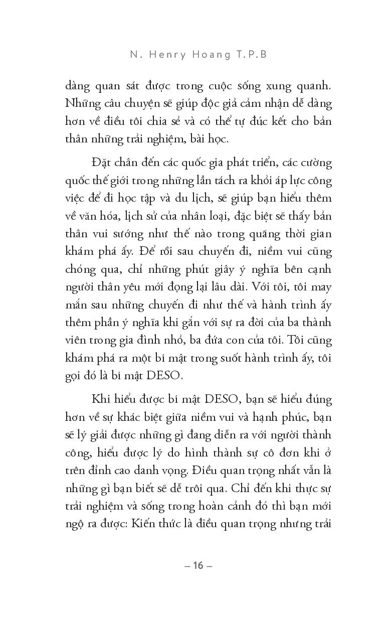 Bí Mật Deso - Tại Sao Những Người Thành Công Thường Cô Đơn? - Ảnh 17