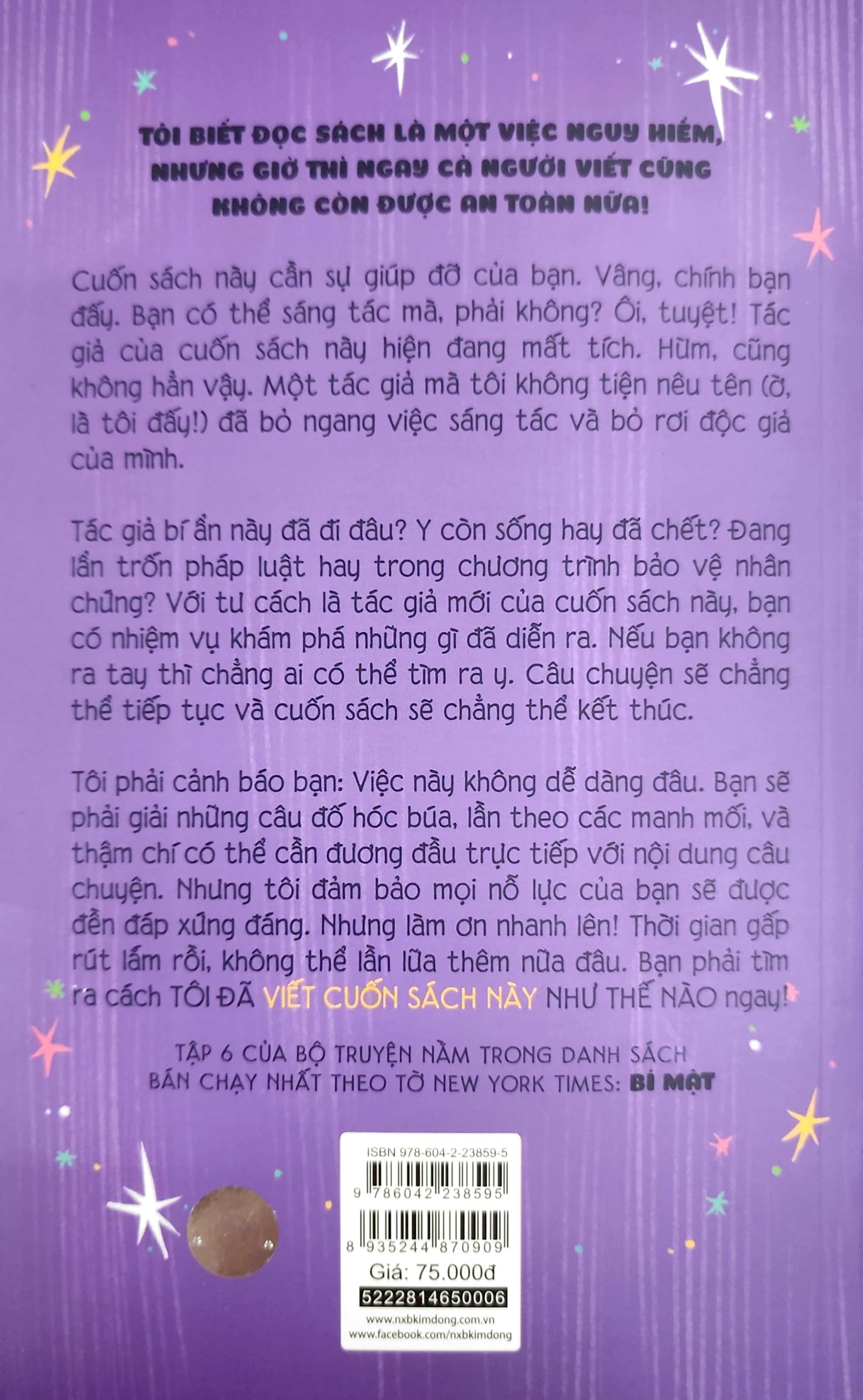 bí mật - tập 6 - tôi đã viết cuốn sách này như thế nào - Ảnh 14