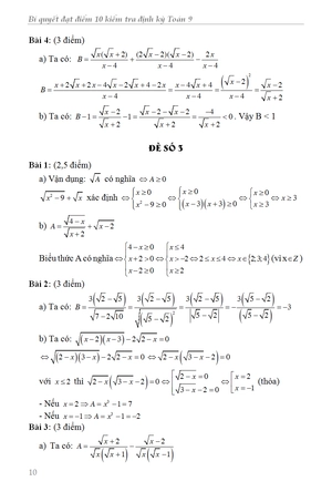 bí quyết đạt điểm 10 kiểm tra định kỳ toán 9 - Ảnh 11