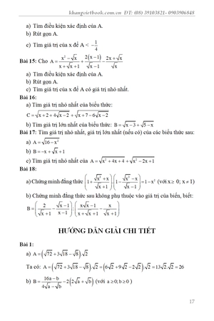 bí quyết đạt điểm 10 kiểm tra định kỳ toán 9 - Ảnh 18
