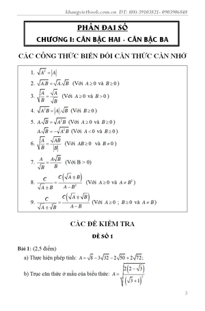 bí quyết đạt điểm 10 kiểm tra định kỳ toán 9 - Ảnh 4
