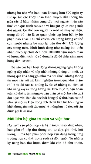 bí quyết học nhanh nhớ lâu (tái bản 2020) - Ảnh 5