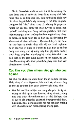 bí quyết học nhanh nhớ lâu (tái bản 2020) - Ảnh 7
