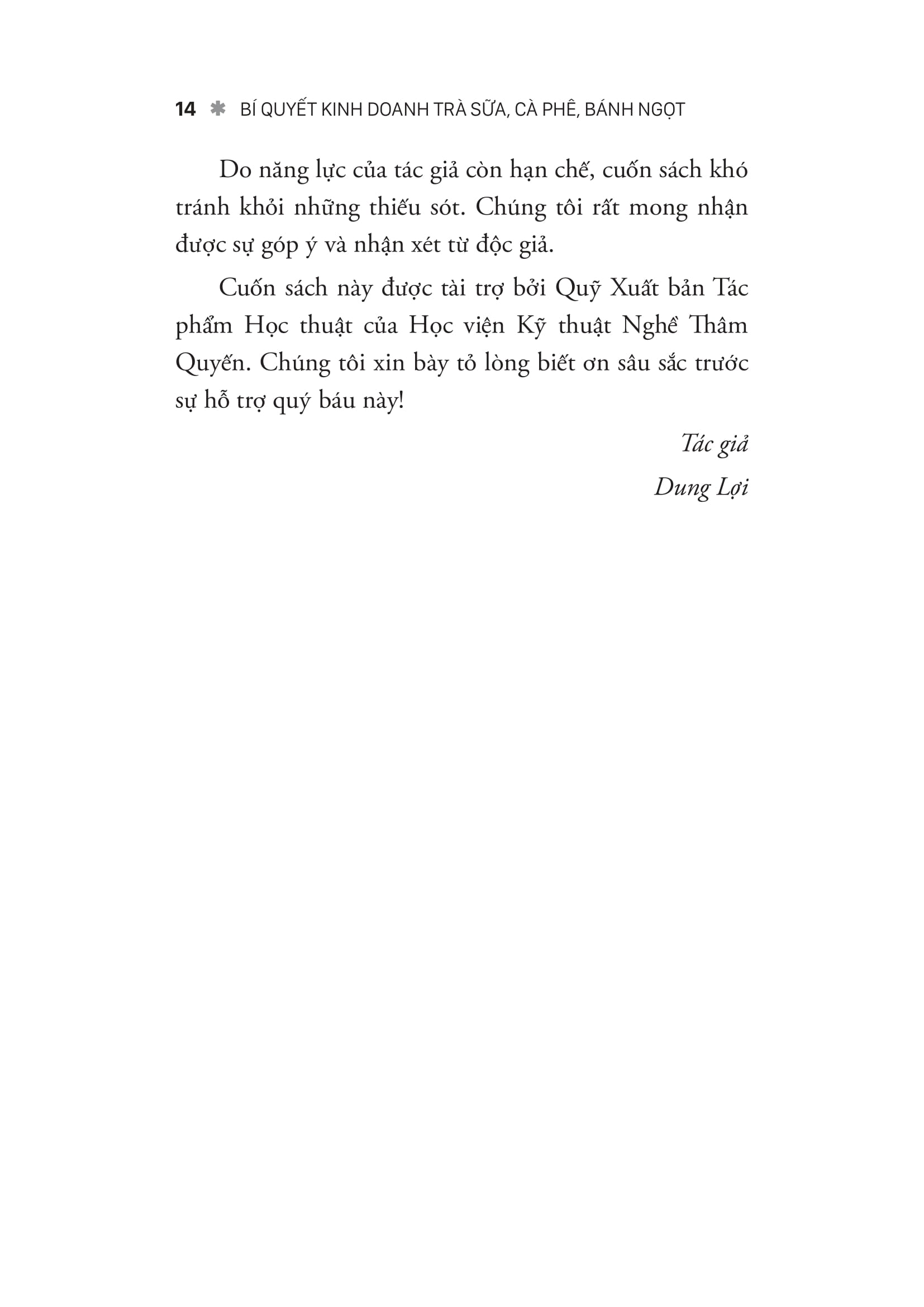 Bí Quyết Kinh Doanh Trà Sữa - Cà Phê - Bánh Ngọt - Ảnh 12