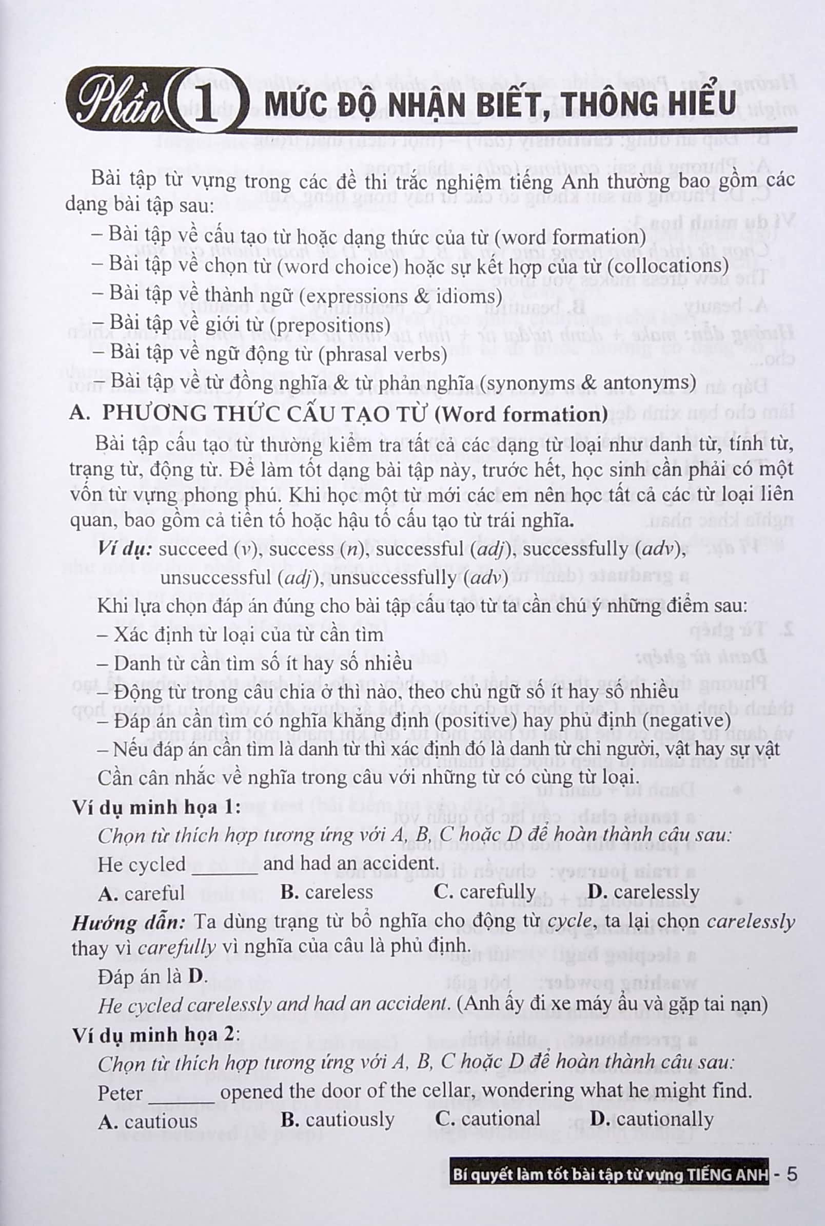 bí quyết làm tốt bài tập từ vựng tiếng anh - ôn thi thpt quốc gia - Ảnh 5