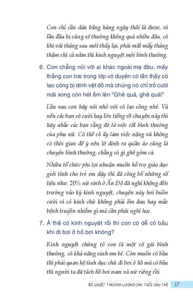 Bí Quyết Thương Lượng Cho Tuổi Dậy Thì - Ảnh 18
