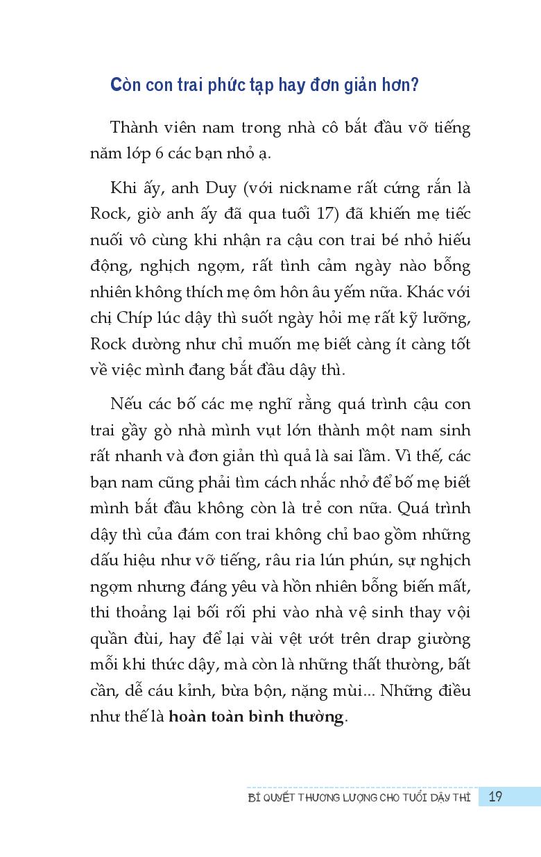 Bí Quyết Thương Lượng Cho Tuổi Dậy Thì - Ảnh 20