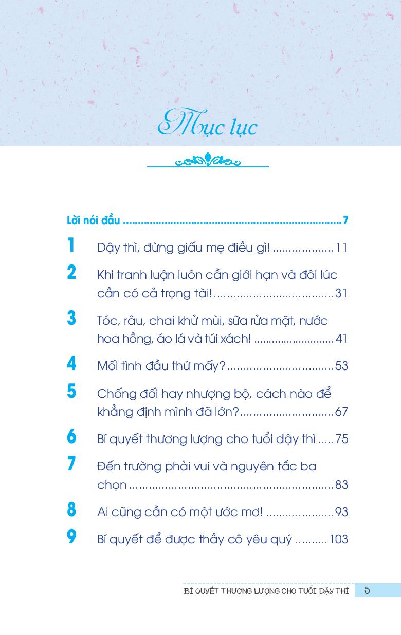 Bí Quyết Thương Lượng Cho Tuổi Dậy Thì - Ảnh 6