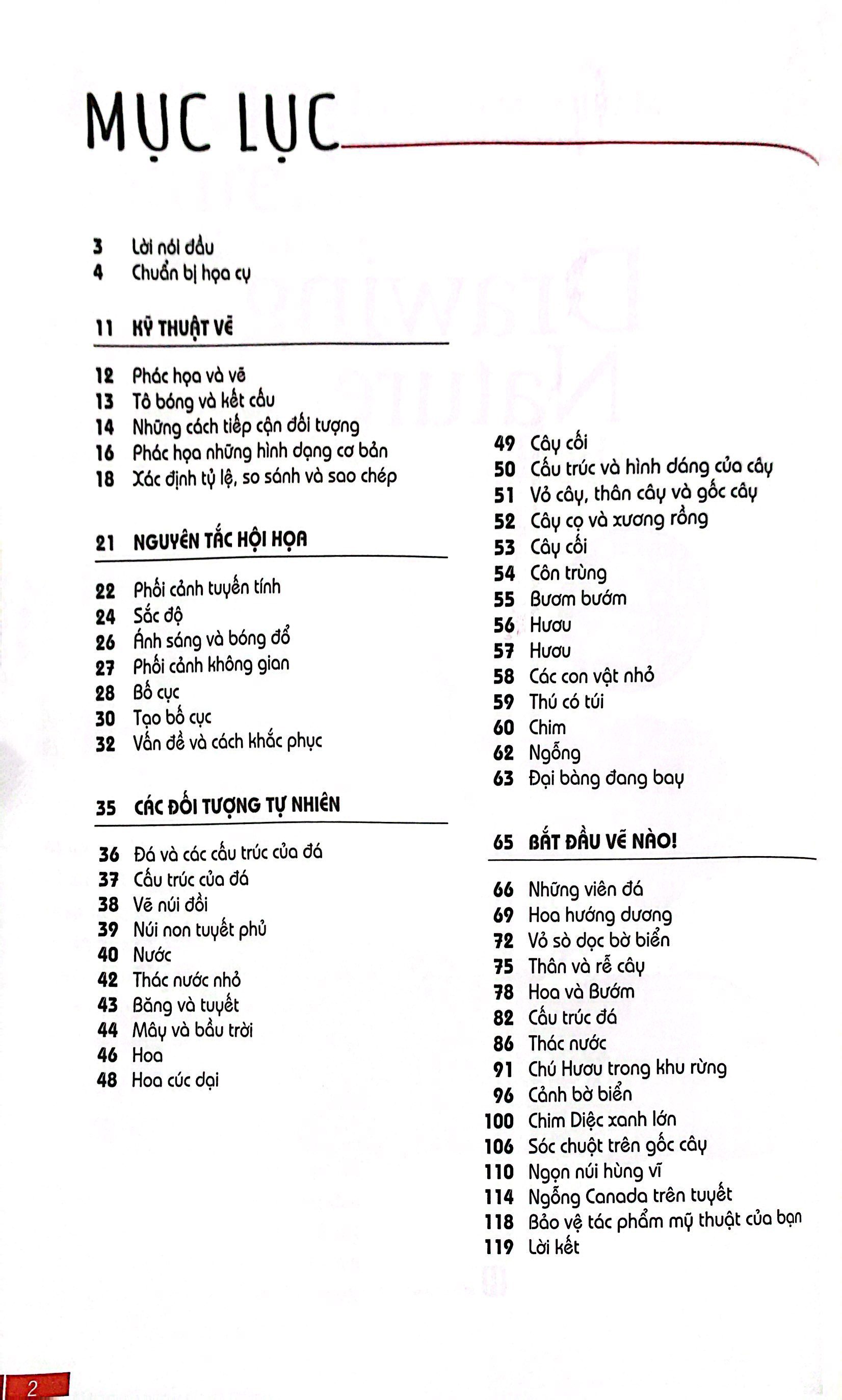 bí quyết vẽ phong cảnh tự nhiên - drawing nature for the absolute beginner (tái bản) - Ảnh 3