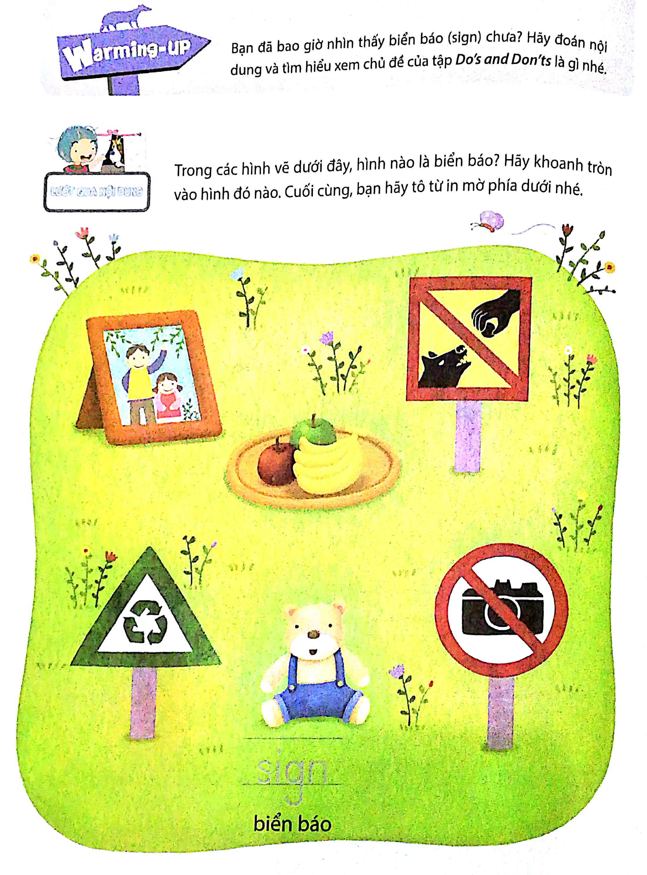 biển báo - sách bài tập - Ảnh 4