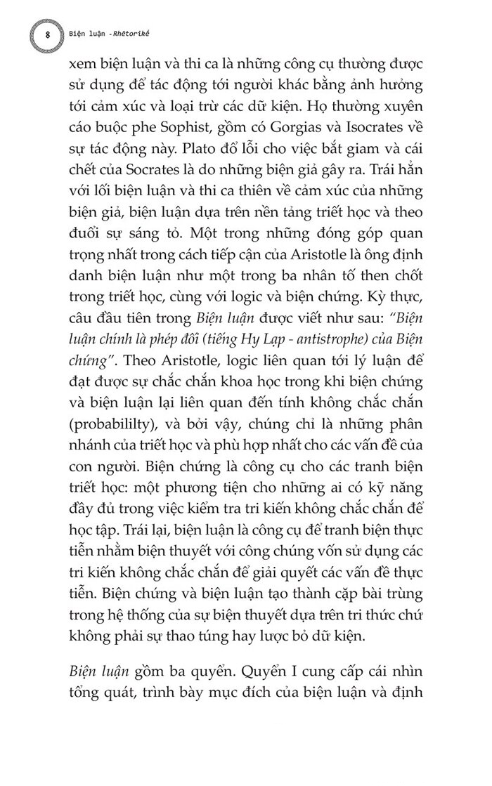 Bien Luan - Rhetorike - Tac Pham Triet Hoc Kinh Dien - Ảnh 8