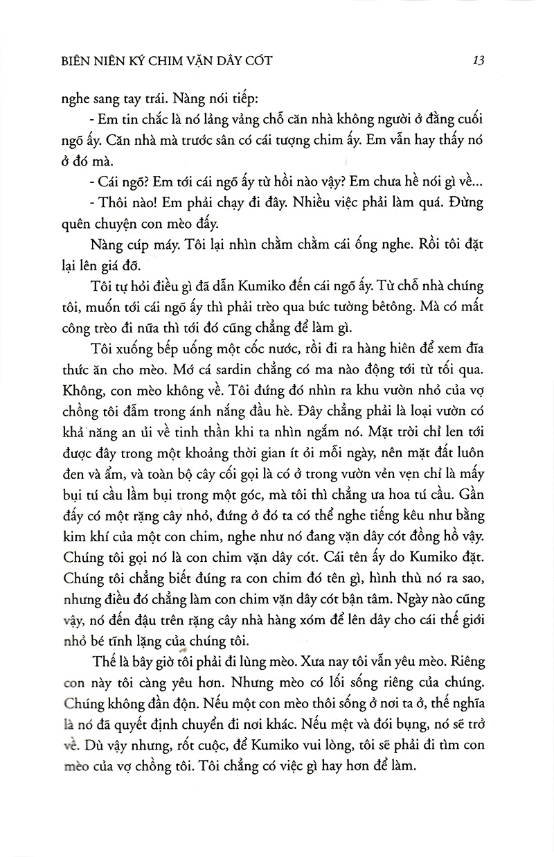 biên niên ký chim vặn dây cót (tái bản 2020) - Ảnh 10