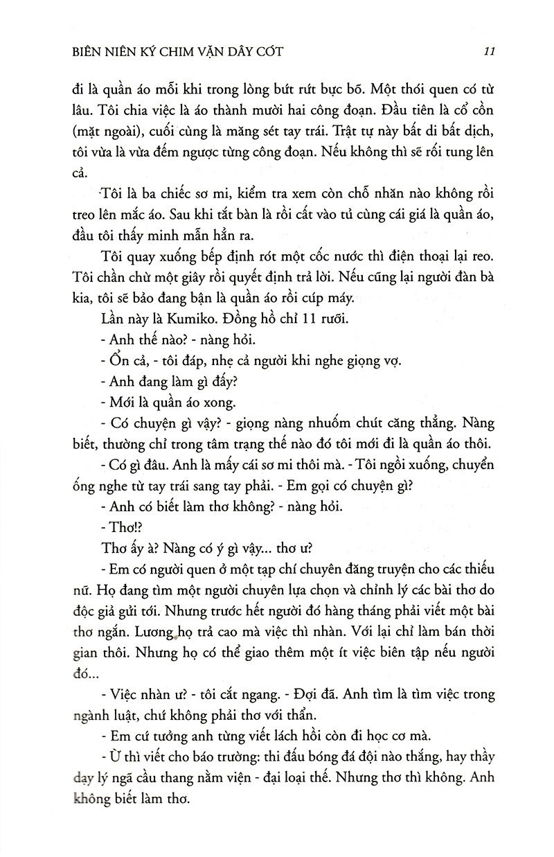 biên niên ký chim vặn dây cót (tái bản 2020) - Ảnh 8