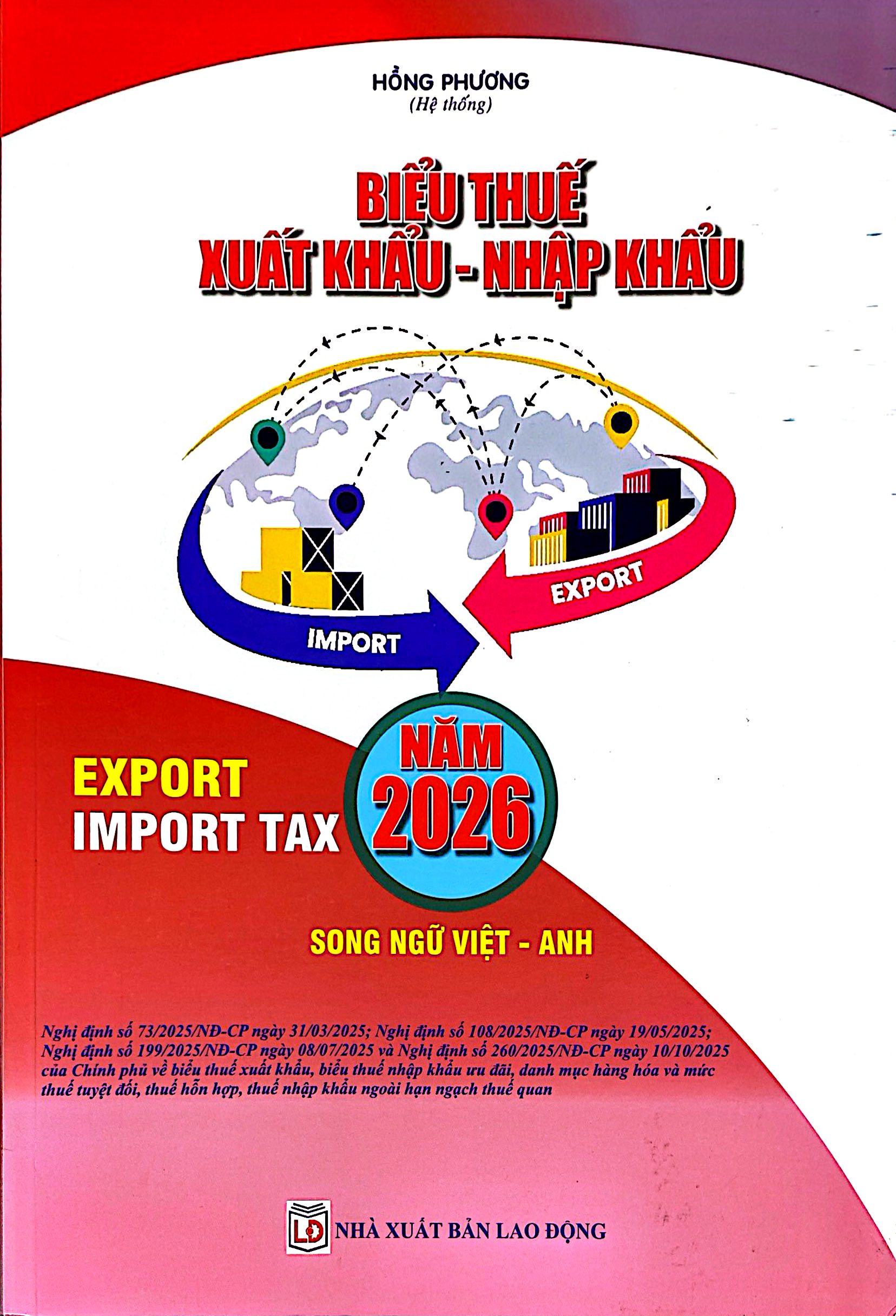 Biểu Thuế Xuất Khẩu - Nhập Khẩu Năm 2026 (Song Ngữ Anh - Việt) - Ảnh 2