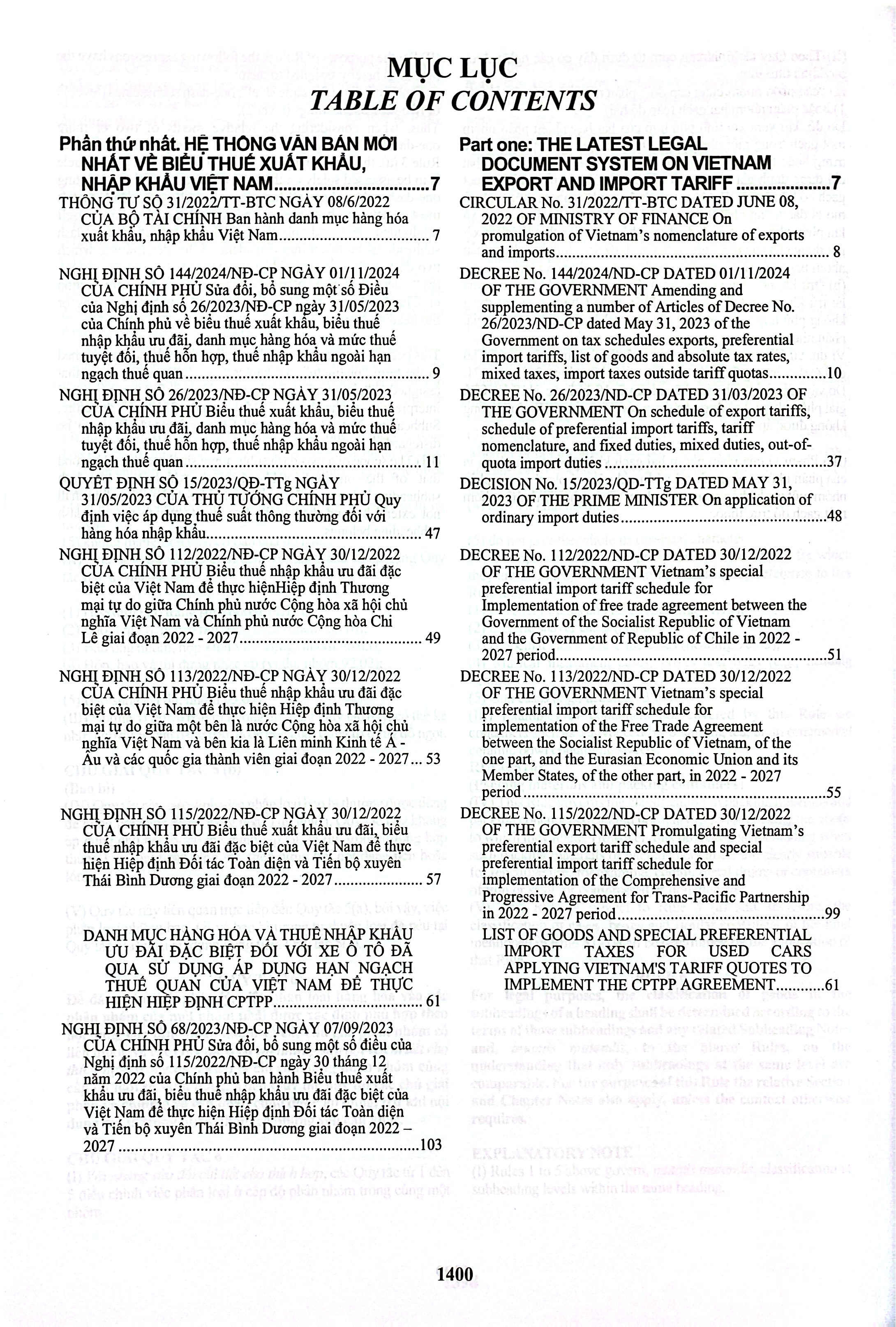 Biểu Thuế Xuất Khẩu - Nhập Khẩu Năm 2026 (Song Ngữ Anh - Việt) - Ảnh 3