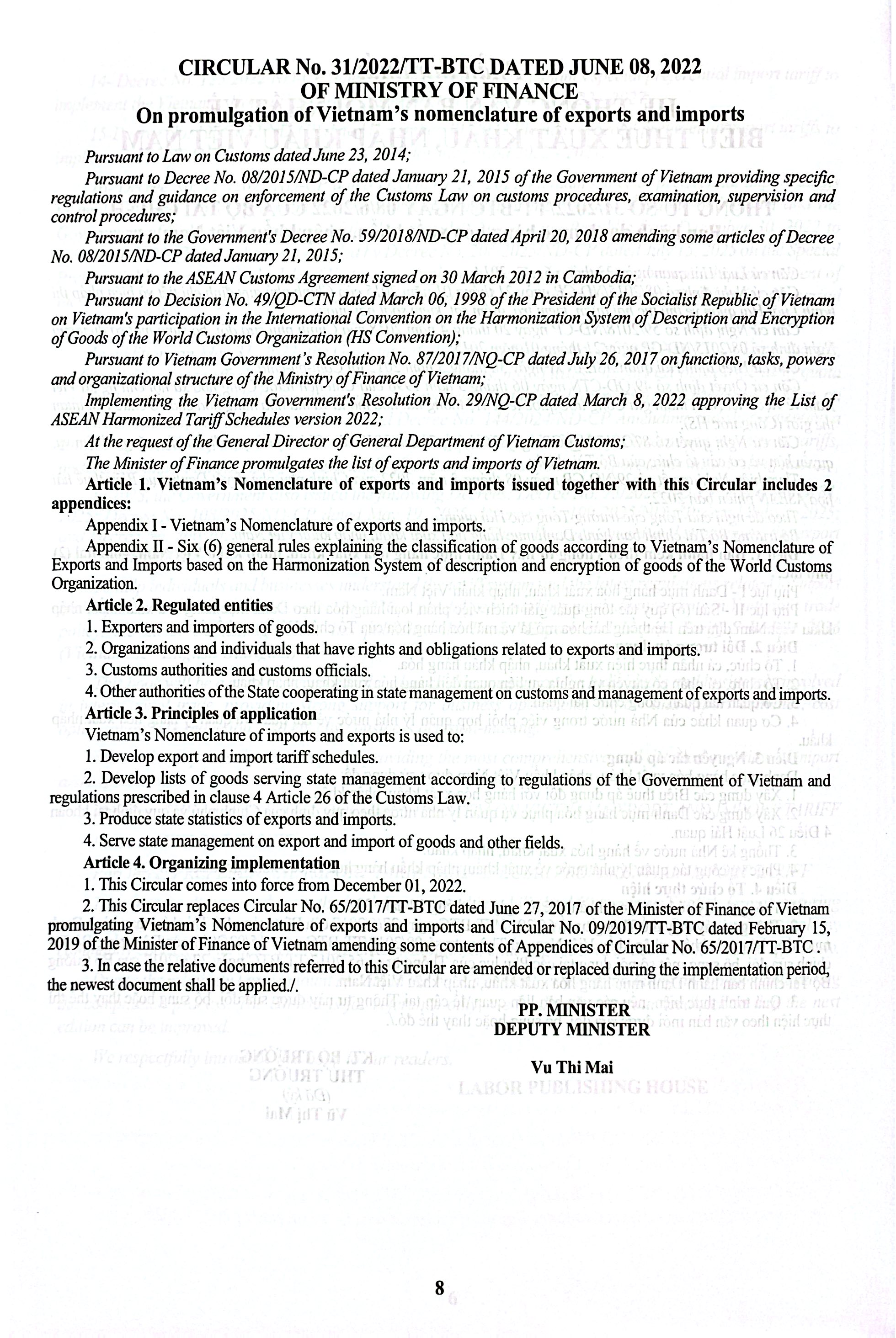 Biểu Thuế Xuất Khẩu - Nhập Khẩu Năm 2026 (Song Ngữ Anh - Việt) - Ảnh 6