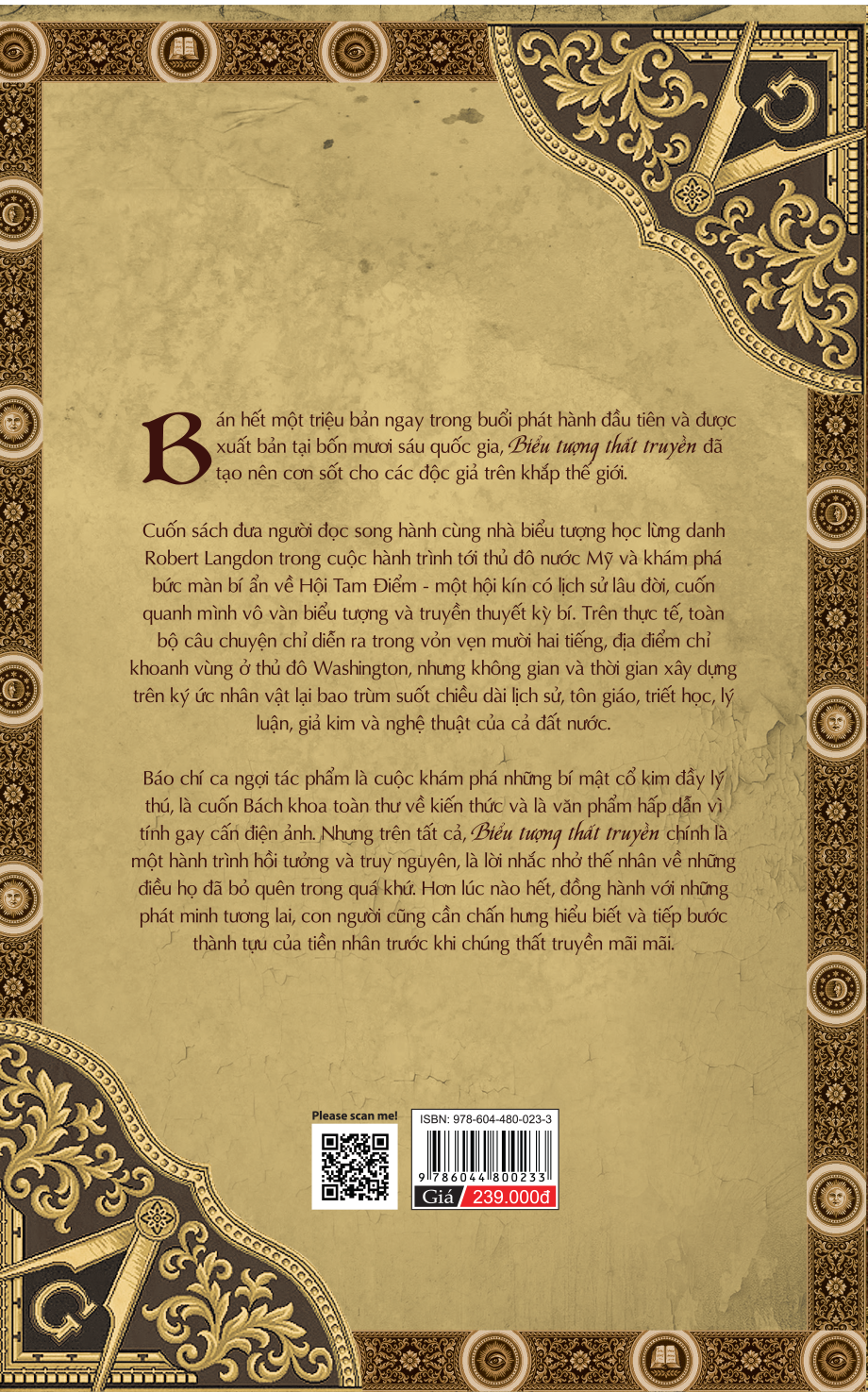 biểu tượng thất truyền - bìa cứng (tái bản 2023) - Ảnh 3