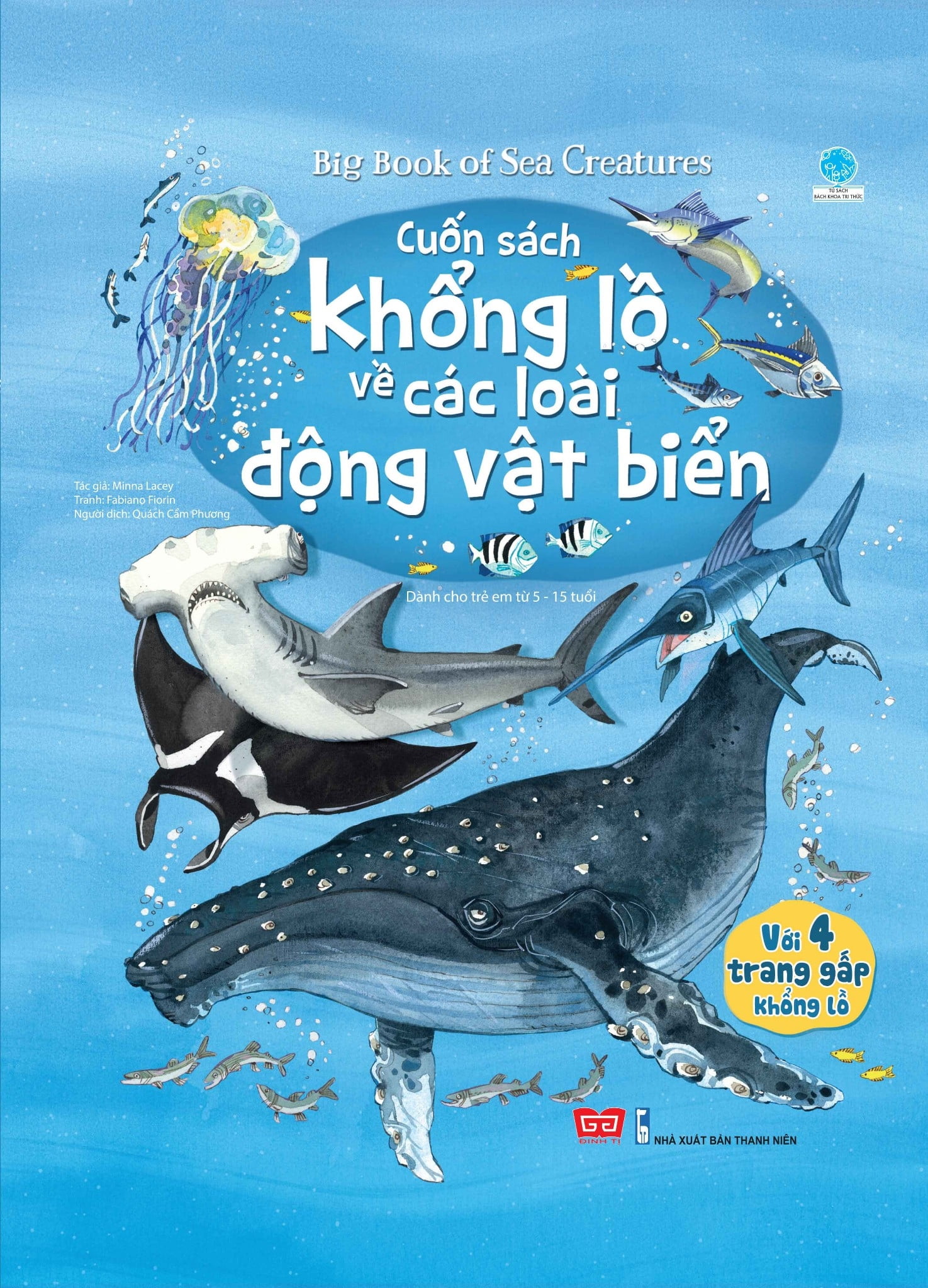 big book - cuốn sách khổng lồ về các loài động vật biển (tái bản) - Ảnh 2