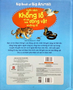 big book - cuốn sách khổng lồ về các loài động vật khổng lồ (tái bản 2018) - Ảnh 7