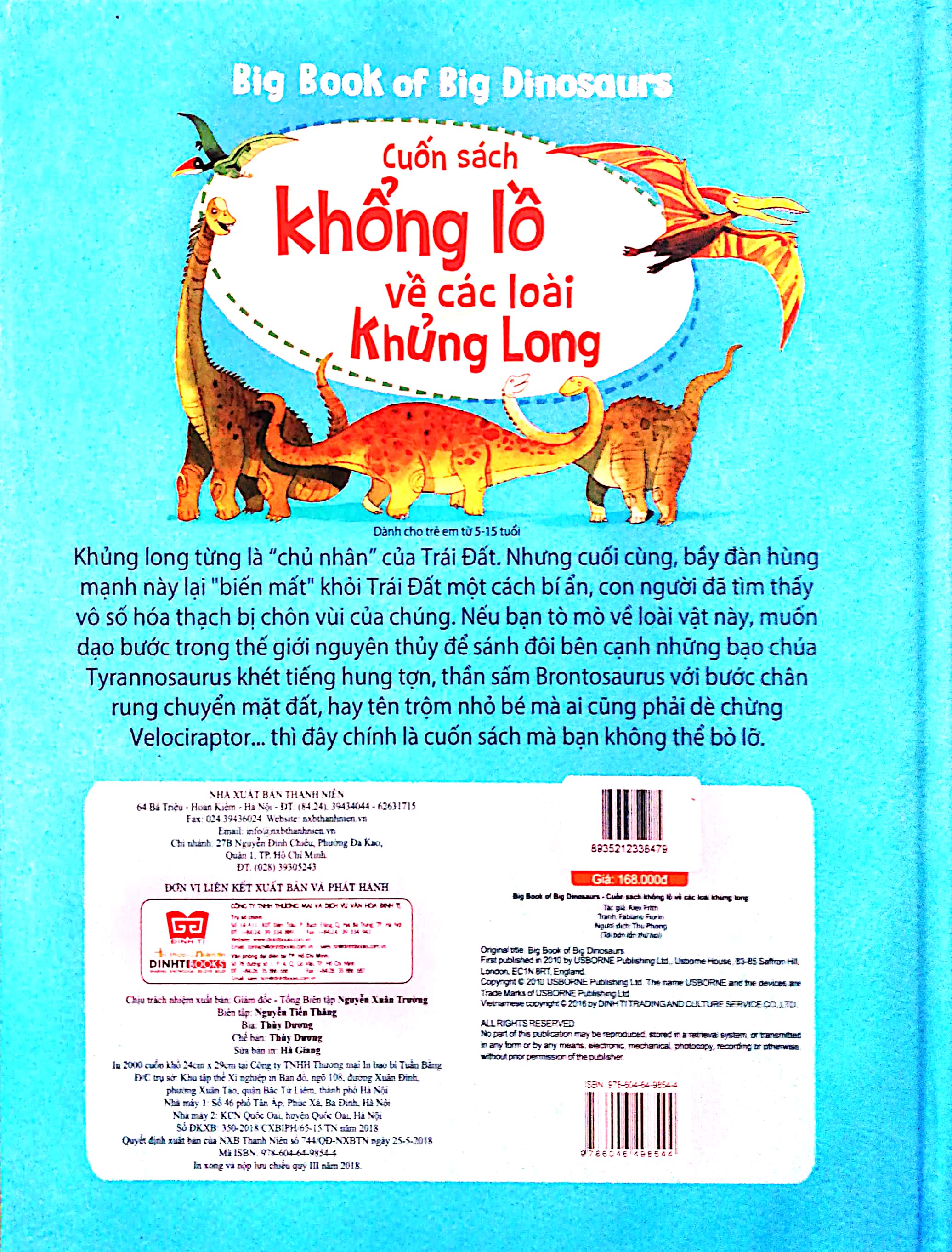 big book - cuốn sách khổng lồ về các loại khủng long (tái bản 2018) - Ảnh 6