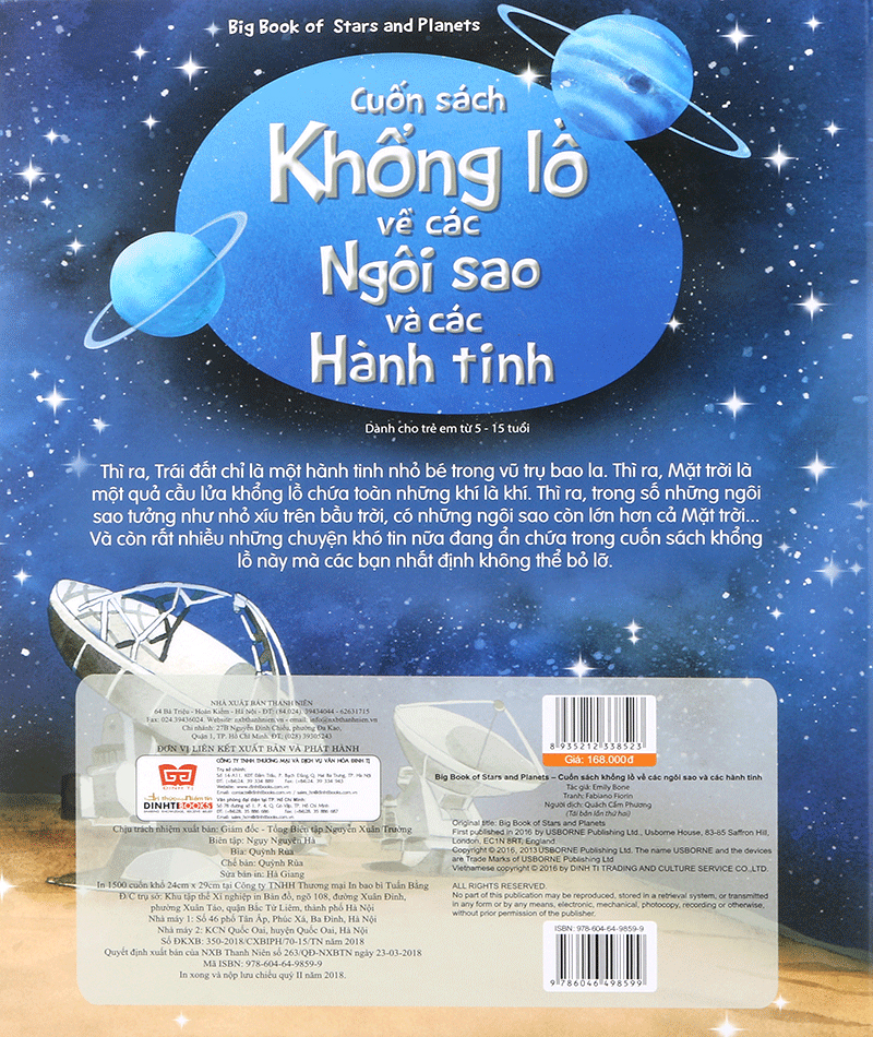 big book - cuốn sách khổng lồ về các ngôi sao và các hành tinh (tái bản) - Ảnh 10