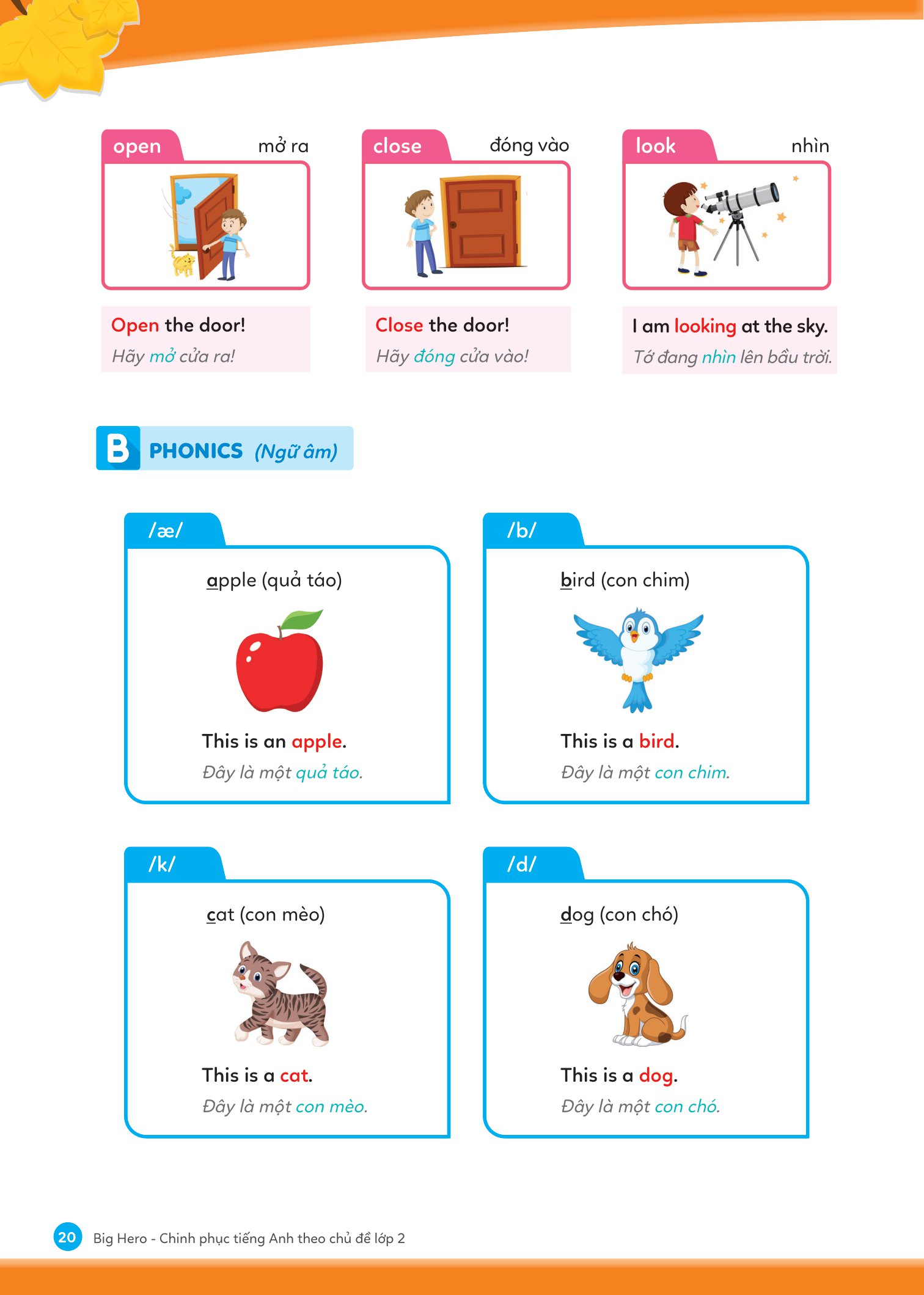 big hero - chinh phục tiếng anh theo chủ đề lớp 2 - Ảnh 9