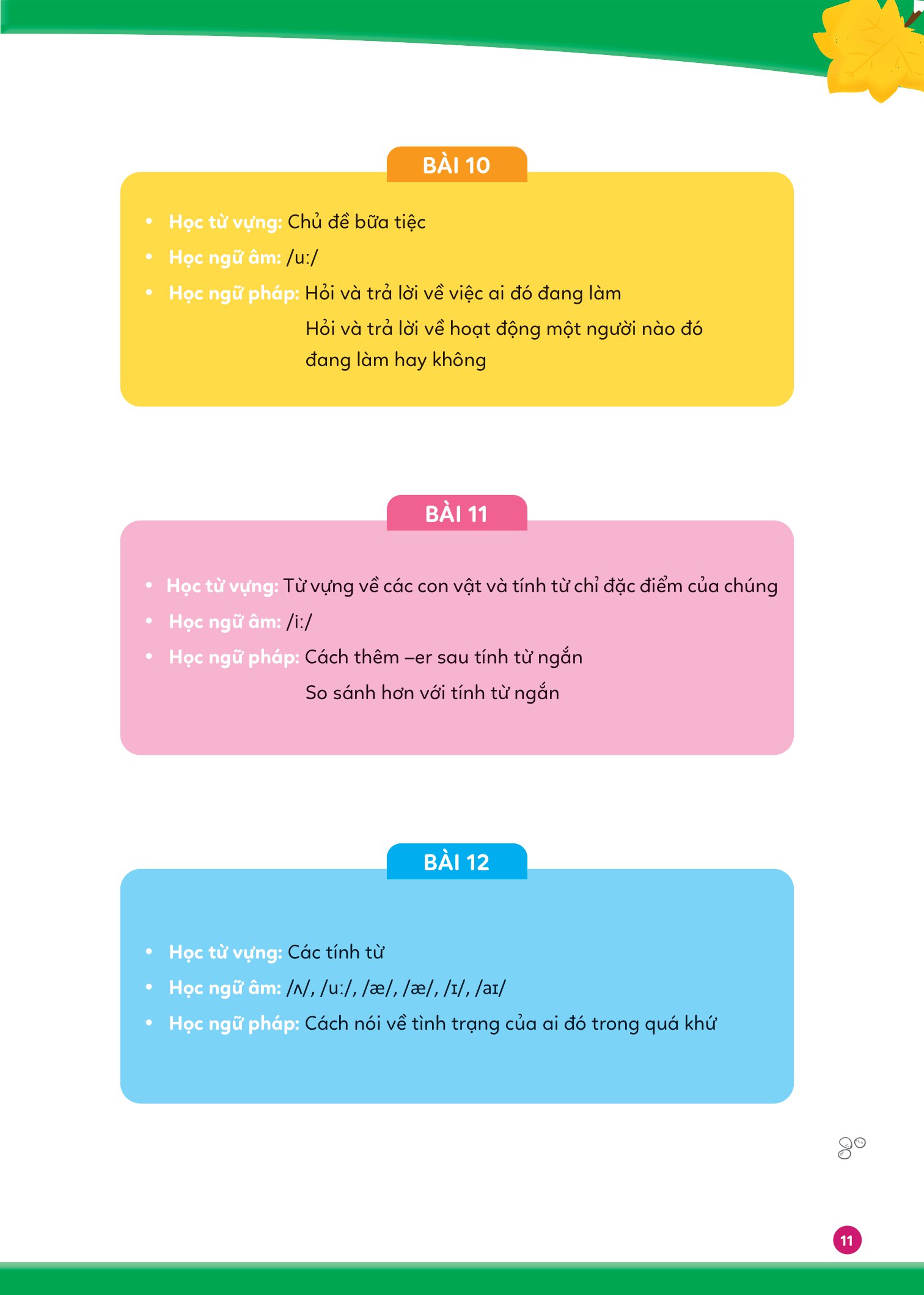 big hero chinh phục tiếng anh theo chủ đề lớp 3 - Ảnh 11