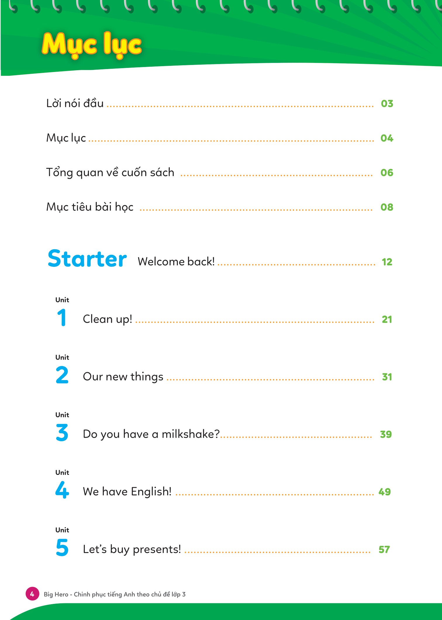 big hero chinh phục tiếng anh theo chủ đề lớp 3 - Ảnh 4