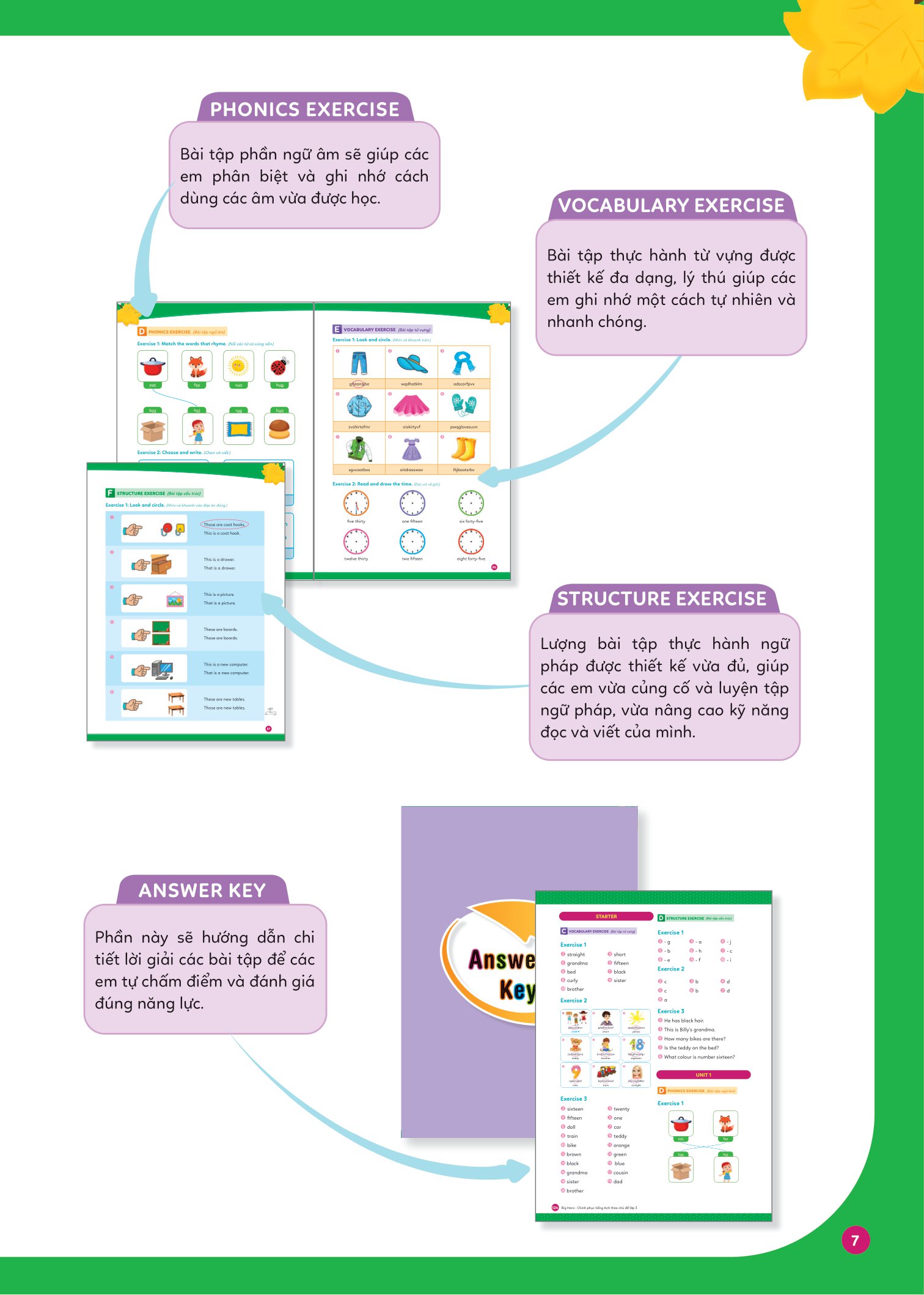 big hero chinh phục tiếng anh theo chủ đề lớp 3 - Ảnh 7