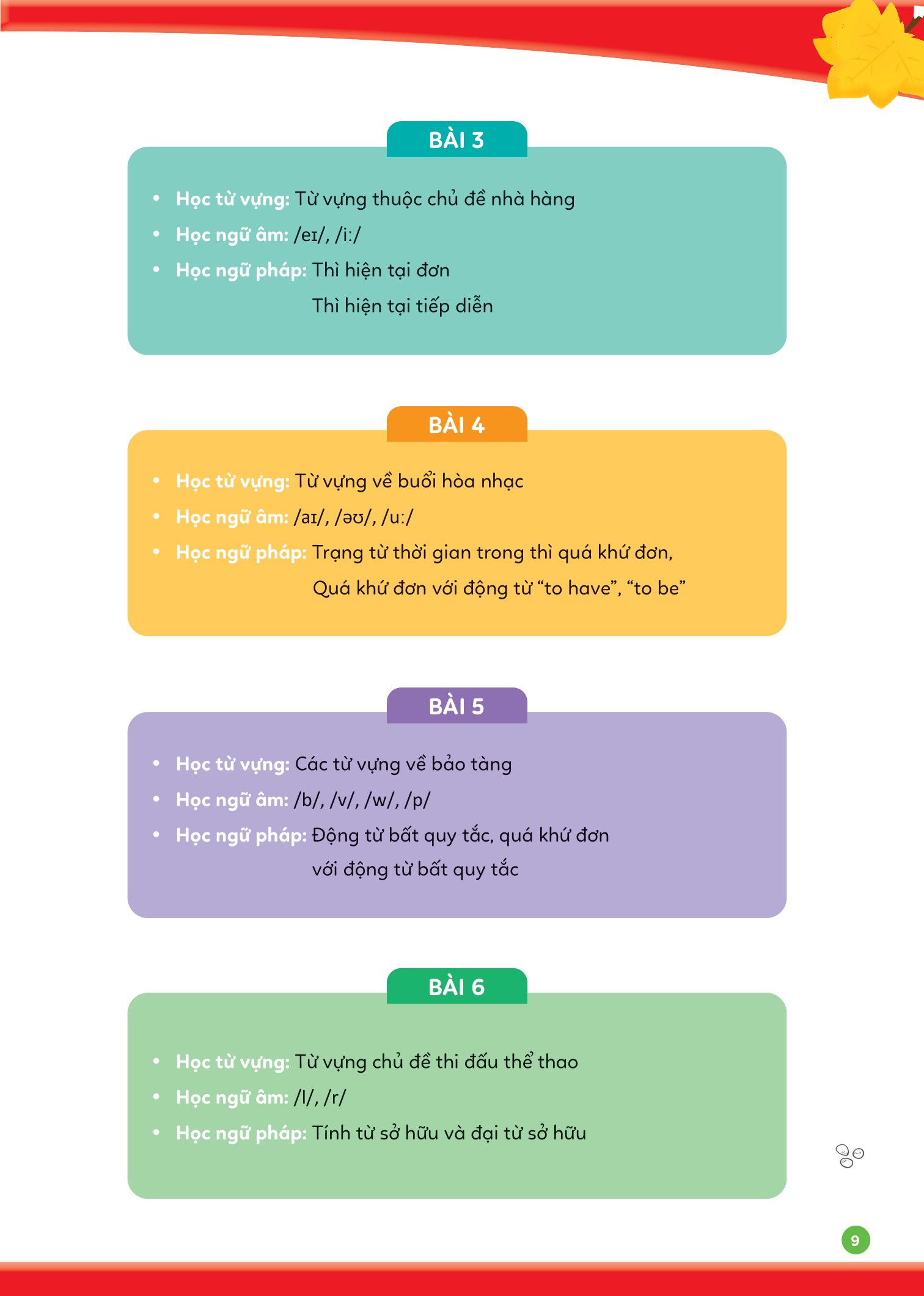 big hero chinh phục tiếng anh theo chủ đề lớp 5 - Ảnh 9