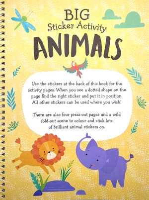 big sticker activity - animals - Ảnh 3