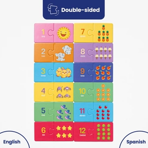 bilingual puzzle pairs: numbers - Ảnh 4