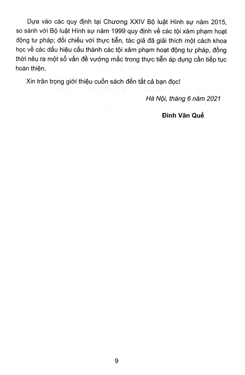 bình luận bộ luật hình sự 2015 - phần 2 các tội phạm - chương xxiv - các tội xâm phạm hoạt động tư pháp - Ảnh 9