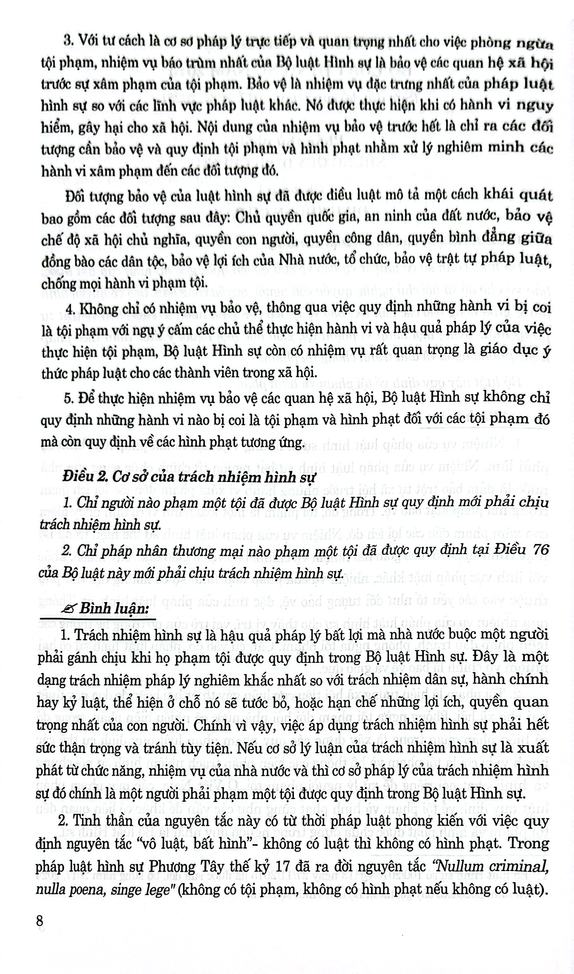 Bình Luận Khoa Học Bộ Luật Hình Sự Năm 2015 (Sửa Đổi, Bổ Sung Năm 2017, 2024, 2025) - Ảnh 6