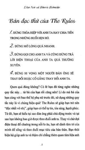 bình tĩnh khi ế, mạnh mẽ khi yêu - all the rules - tái bản - Ảnh 4