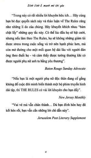 bình tĩnh khi ế, mạnh mẽ khi yêu - all the rules - tái bản - Ảnh 7