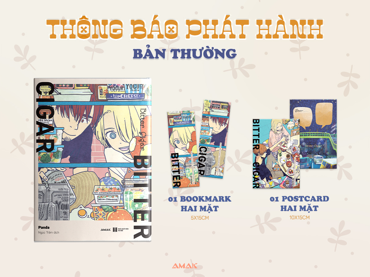 bitter cigar - tặng kèm bookmark hai mặt + postcard hai mặt - Ảnh 3