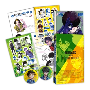 bluelock - tập 25 - bản đặc biệt - tặng kèm bộ quà đặc biệt kèm chữ kí nhân vật isagi và bachira - Ảnh 2