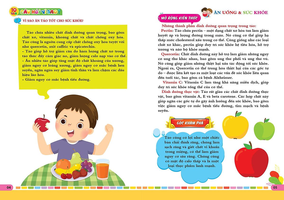 bộ 10 vạn câu hỏi vì sao - ăn uống và sức khỏe - Ảnh 4