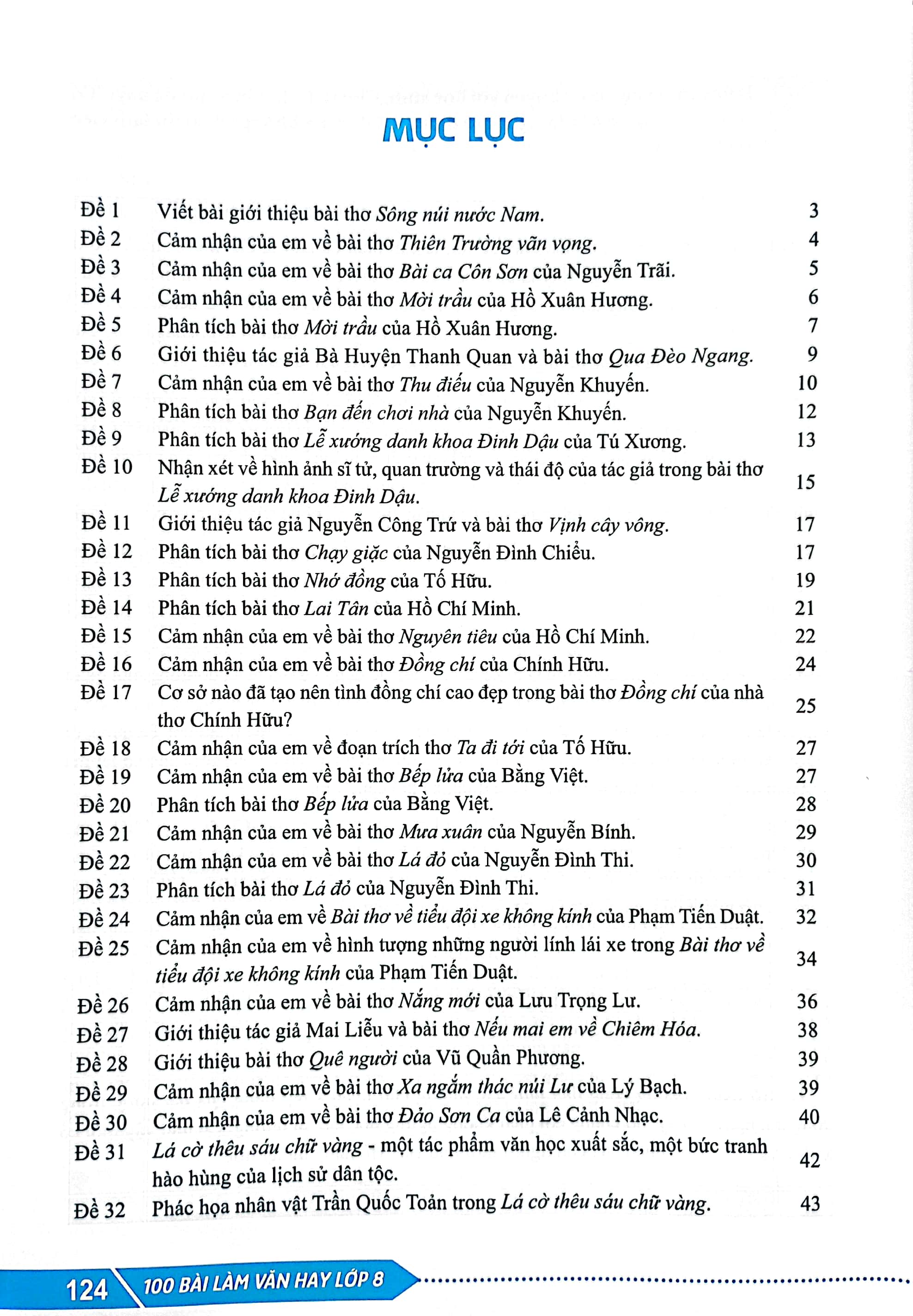 bộ 100 bài làm văn hay 8 - Ảnh 3