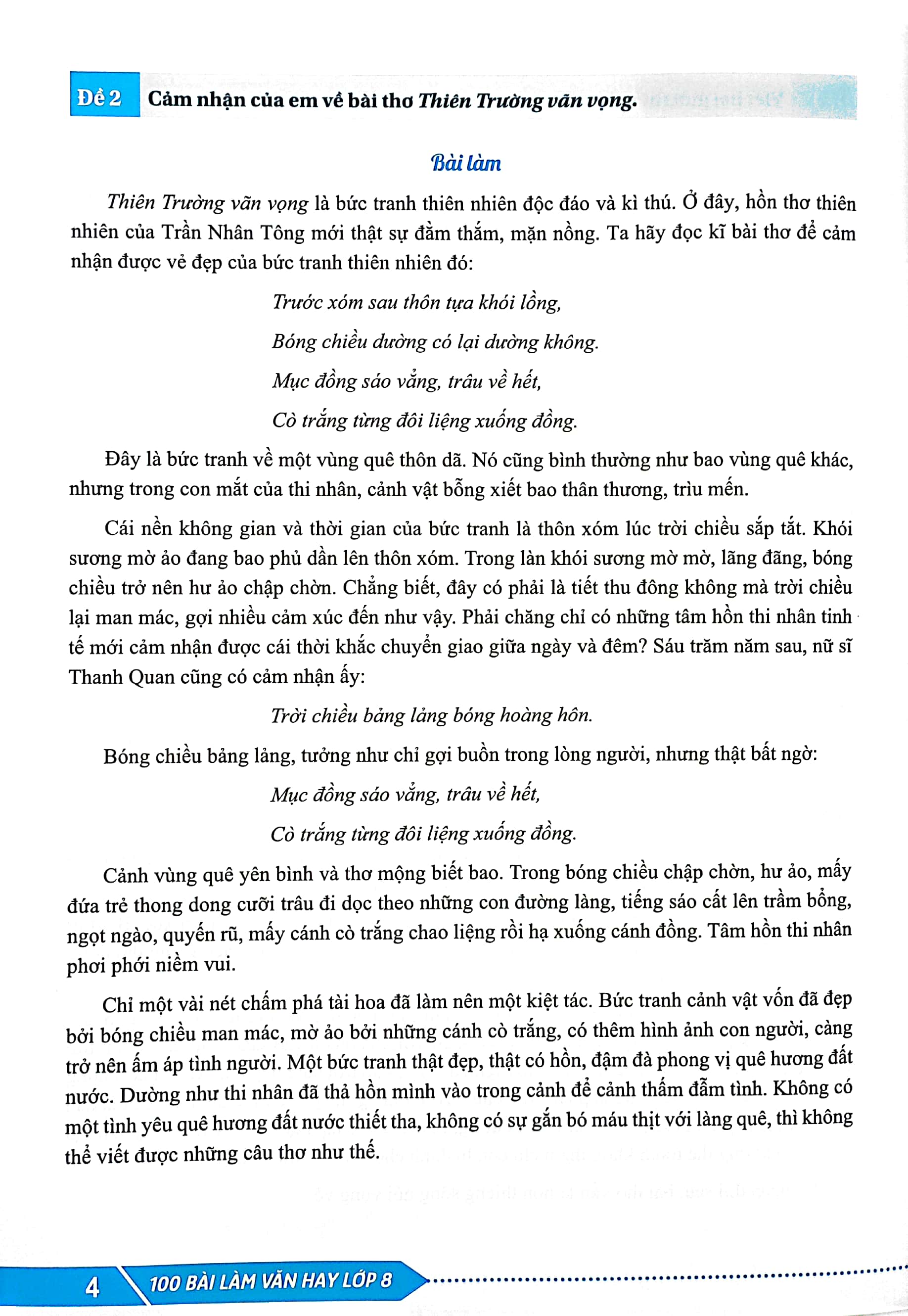 bộ 100 bài làm văn hay 8 - Ảnh 5