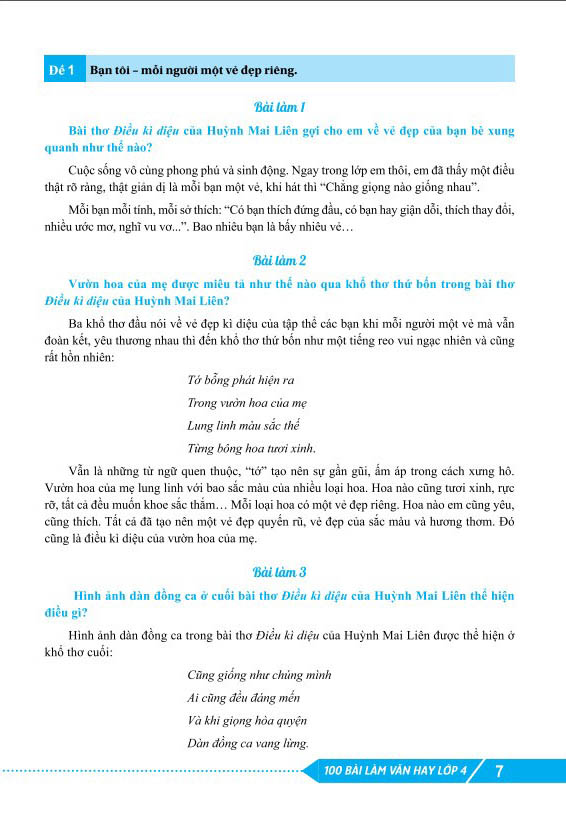 Bộ 100 Bài Làm Văn Hay Lớp 4 - Ảnh 5