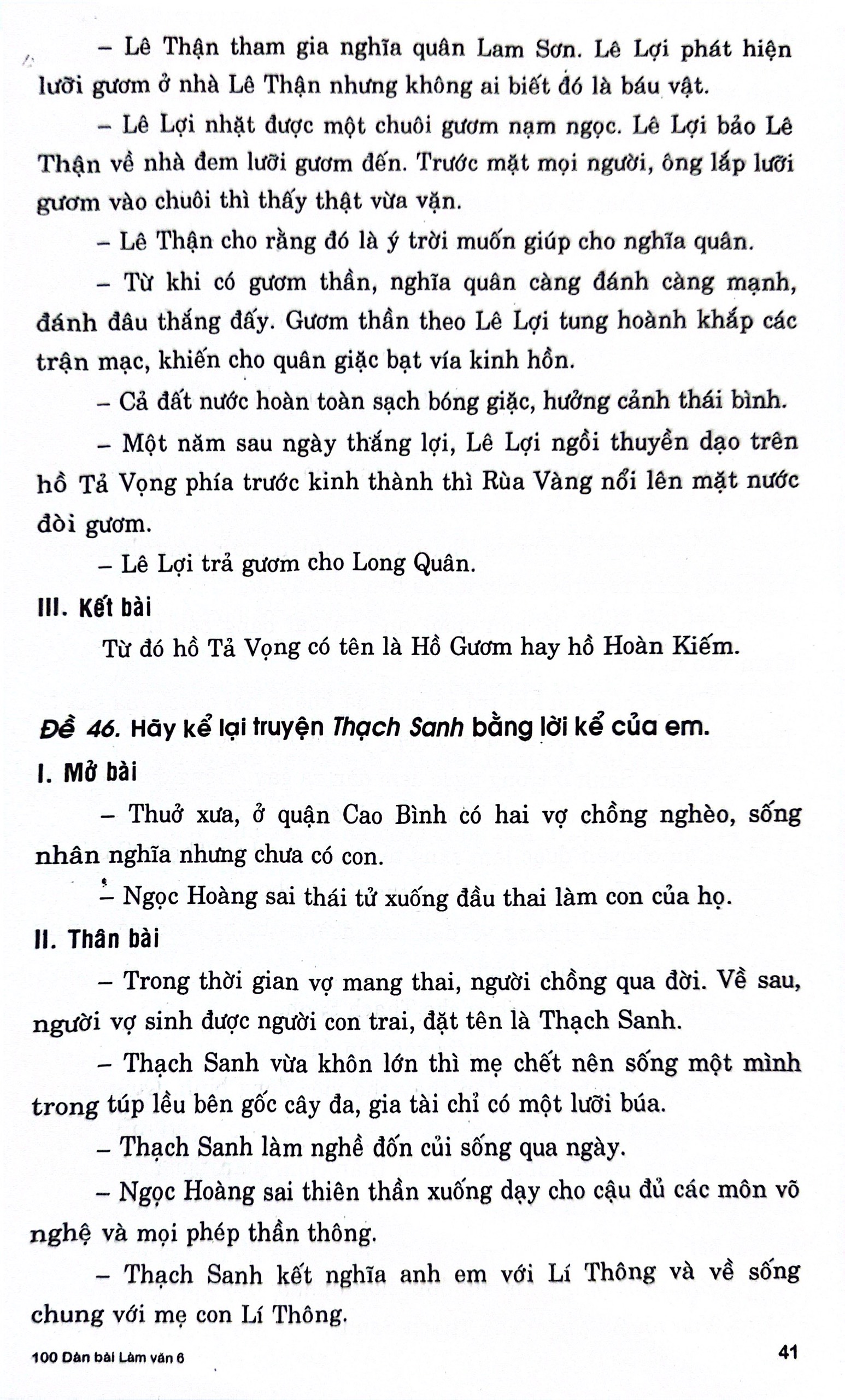 Bộ 100 Dàn Bài Chi Tiết Tập Làm Văn 6 (Theo Chương Trình GDPT Mới) - Ảnh 11