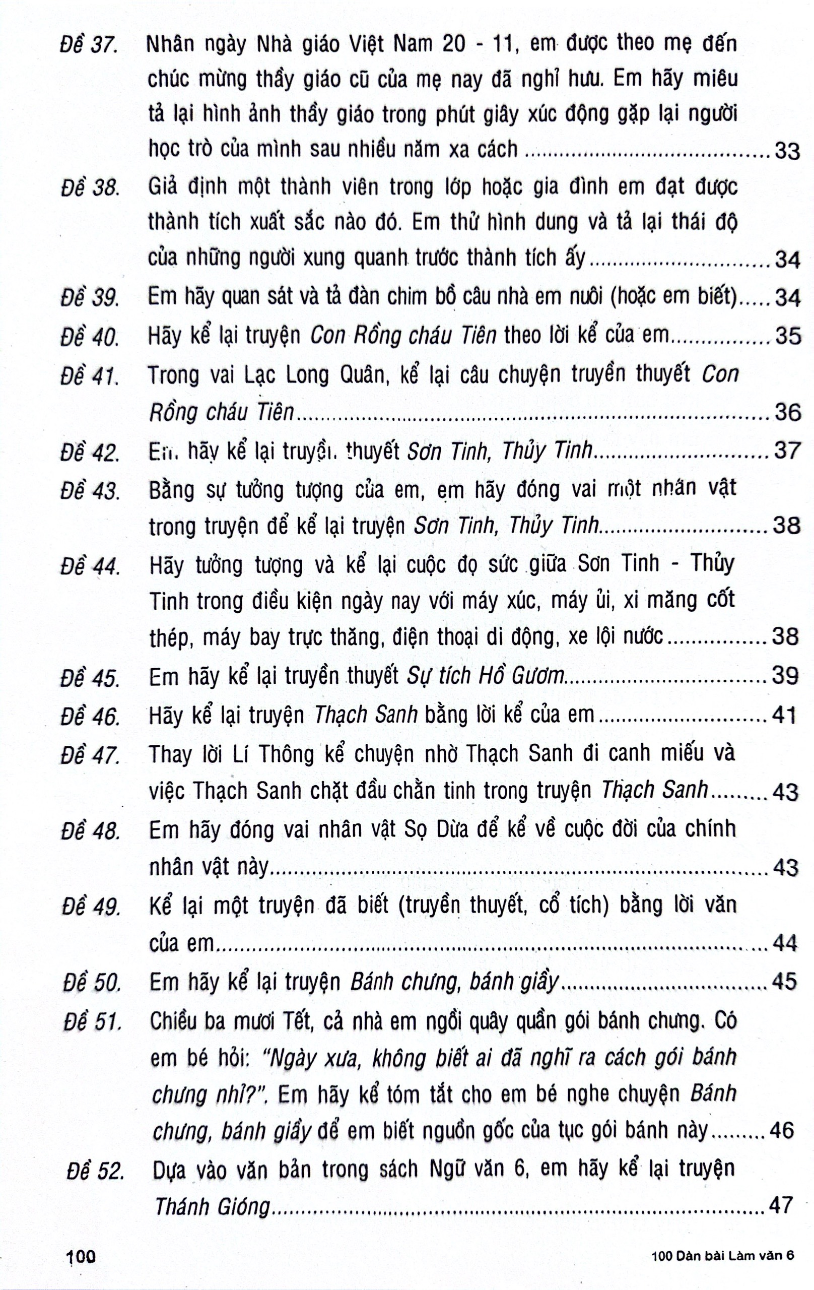 Bộ 100 Dàn Bài Chi Tiết Tập Làm Văn 6 (Theo Chương Trình GDPT Mới) - Ảnh 6